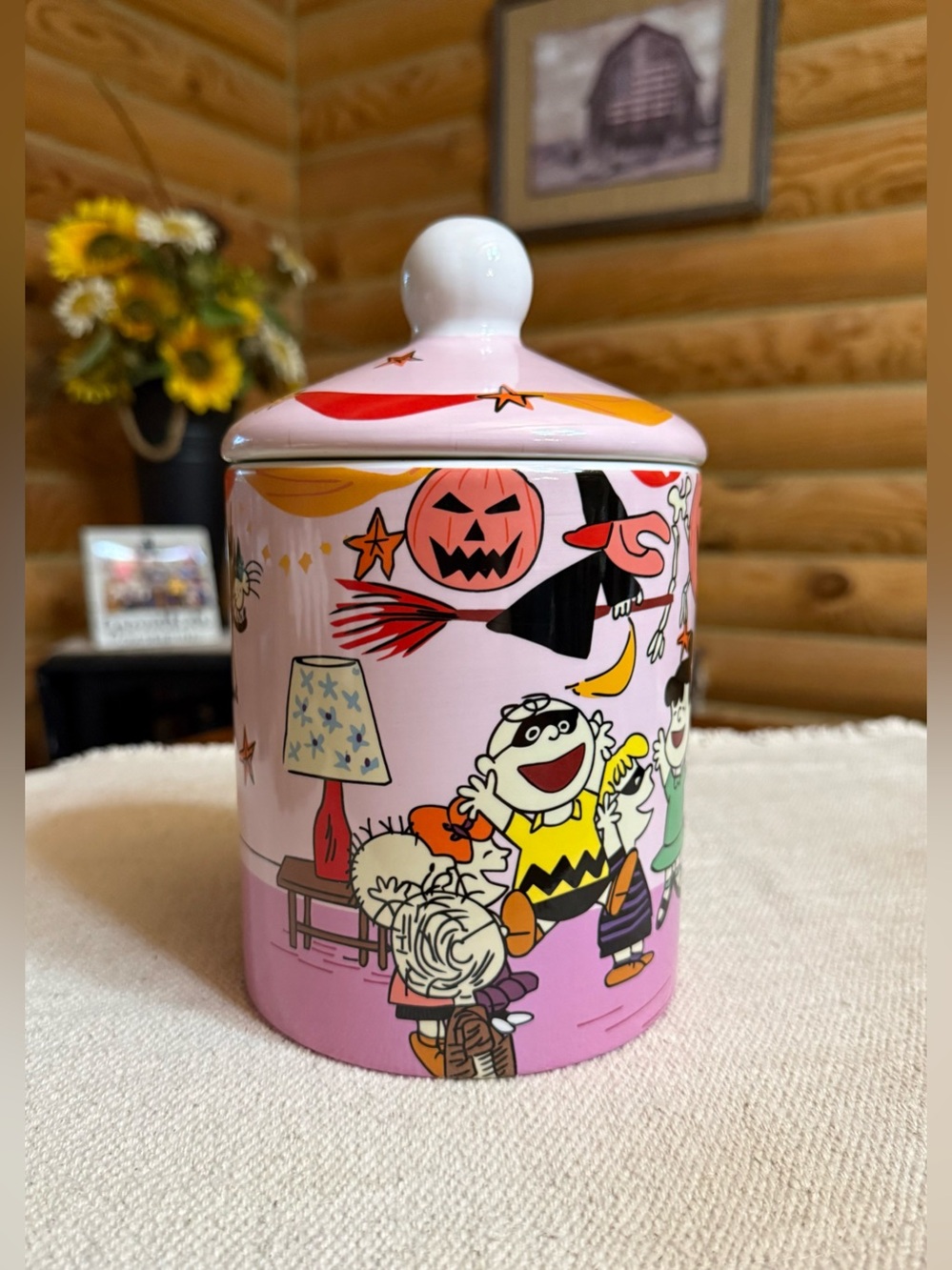 PEANUTS Halloween Candy Jar, Cookie Jar